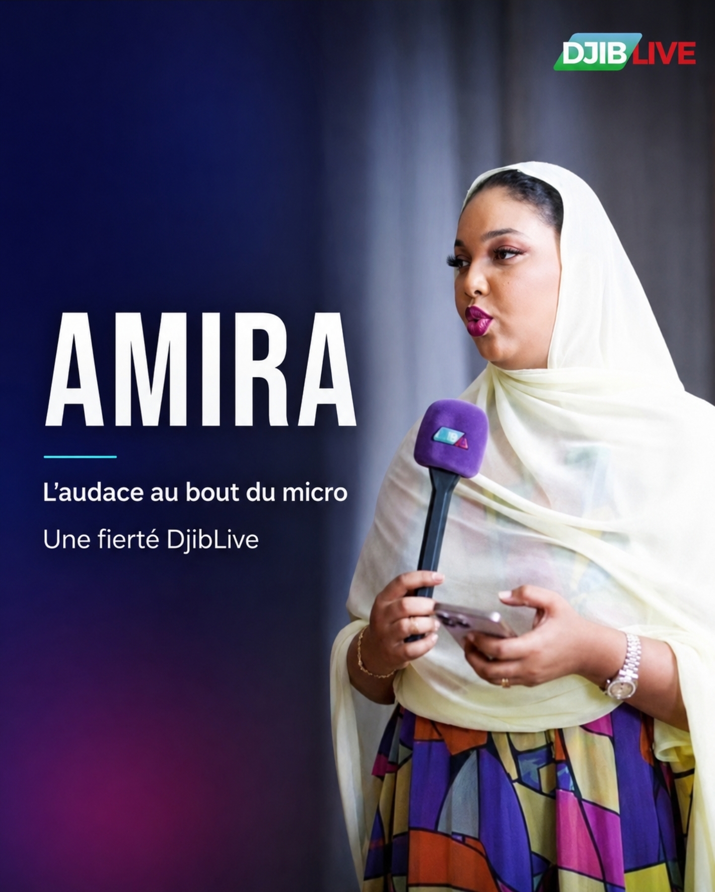 🎙️ 𝗔𝗠𝗜𝗥𝗔, 𝗟’𝗔𝗨𝗗𝗔𝗖𝗘 𝗔𝗨 𝗕𝗢𝗨𝗧 𝗗𝗨 𝗠𝗜𝗖𝗥𝗢